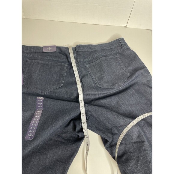 New NYDJ Not Your Daughters Ankle Jeans 24W, Dark Blue Denim, NWT MSRP $114 - Picture 11 of 11
